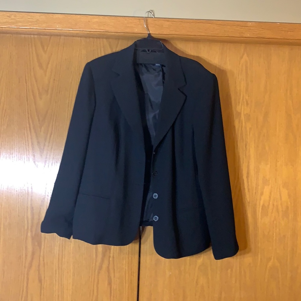 Black suit jacket